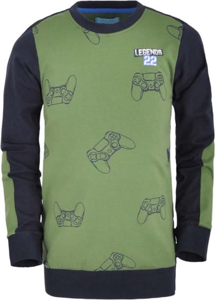 Legends22-Jongens sweater Lincoln-Groen