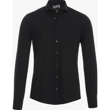 Pure The Functional Shirt Zwart - Maat 39 - Heren - Overhemden Formeel