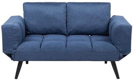 BREKKE - Slaapbank - Marineblauw - Polyester