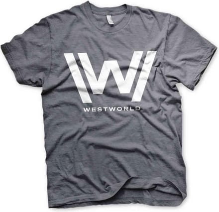 Westworld Heren Tshirt -XL- Logo Grijs