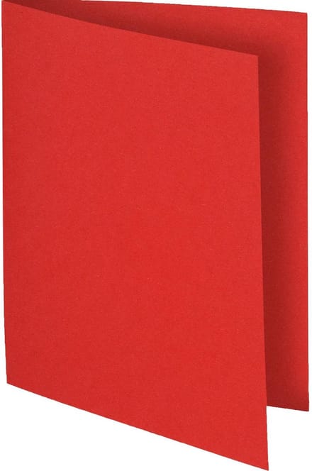 Exacompta 5x FLASH 220 Pak van 100 mappen -100%gerecycleerd - 24x32cm - Rood - 160012E