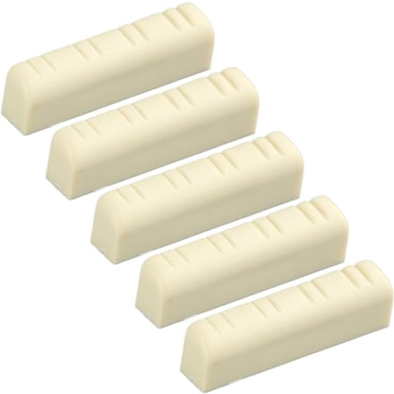 5 Stuks Mandoline Brug Kam 8 Snarig Plastic 3.5cm Universeel Instrument Accessoire voor Vervanging beige