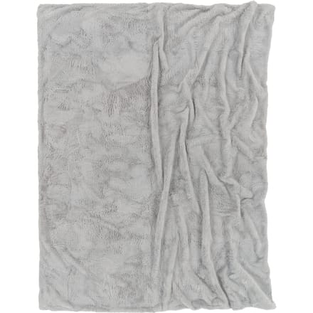 Zachte deken Solina grijs  200x240 cm