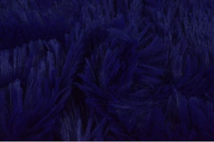 40 meter langharig bont - Donkerblauw - Pluche stoffen - 150cm breed