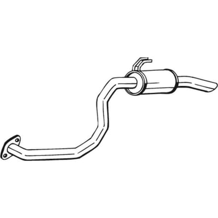 Geluiddemper achter BOSAL 281-653