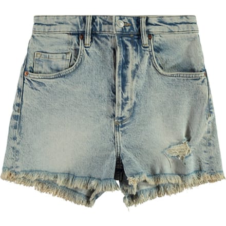 AllSaints Libby Shorts Indigo Blue Größe: W25 | Kurze Sporthosen Outlet | Damen | Blau