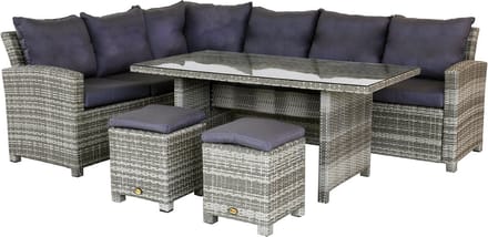 Dining Hoekset Palermo Sicilian Grey Oosterik Home