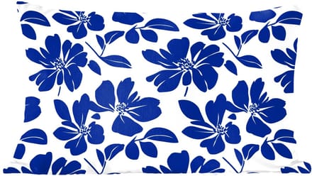 Sierkussens - Kussentjes Woonkamer - 60x40 cm - Floraal - Modern - Blauw