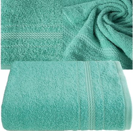 Mintgroene badhanddoek 50x90 cm, 450 g/m², zacht en absorberend