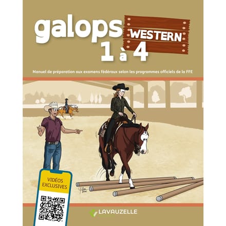 Boek Lavauzelle Galops Western 1 à 4