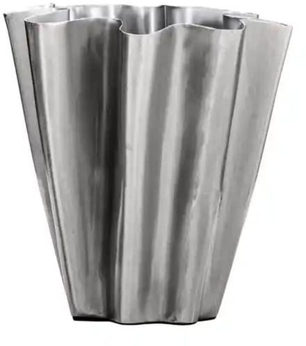 House Doctor Vaas Flood Geborsteld zilver 13cm