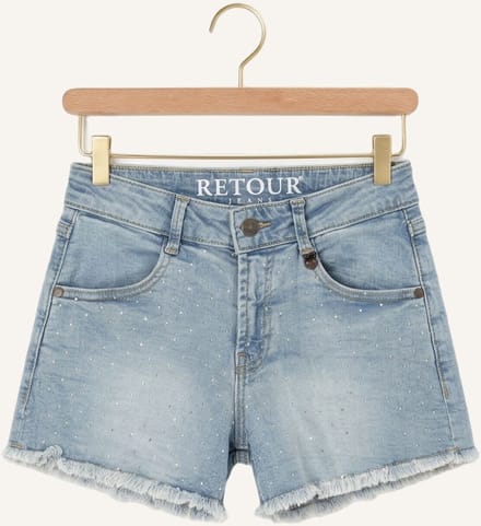 Retour Coco Jeans Meisjes - Broek - Lichtblauw - Maat 140