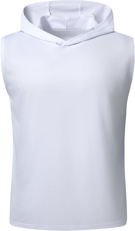 YOUTHUP Heren Mouwloze Sporttop - Capuchon - S