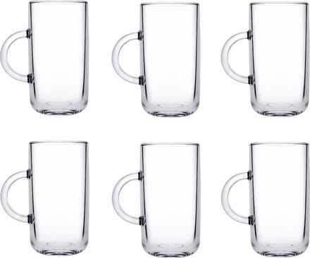 Pasabahce Theeglas Iconic 27 cl - Hardglas Transparant 6 Stuks