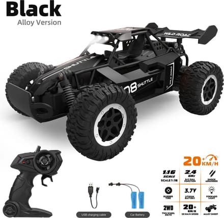 K&R Ventures RC-raceauto - USB-oplaadbaar - Zwart