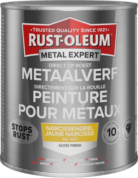 Rust-Oleum Metal Expert Direct Op Roest Metaal Verf 750ml - RAL 1007