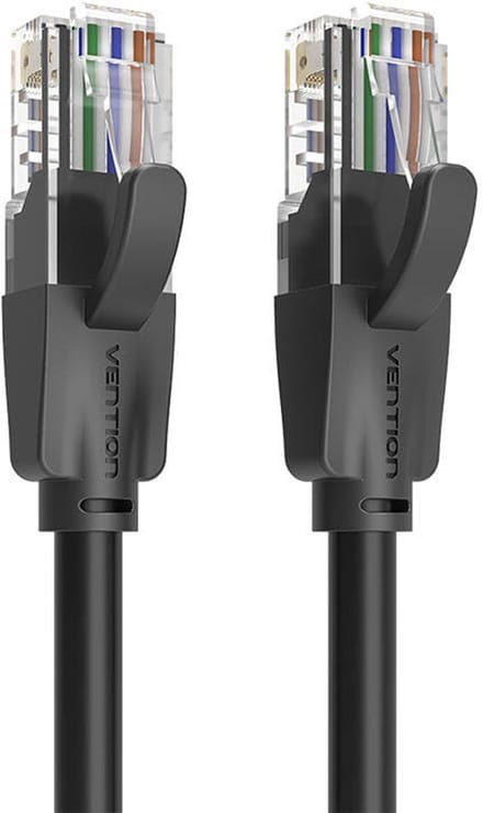 Vention Rj45 Patchcord Kabel Voor Router Laptop Switch Pc Netwerk 15M Zwart