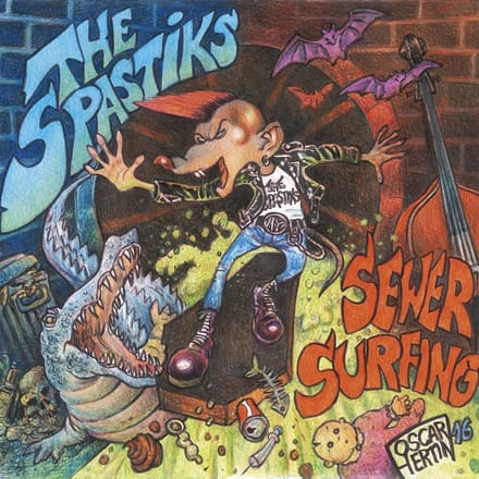 Spastiks - Sewer Surfing (LP) (Coloured Vinyl) (Limited Edition)
