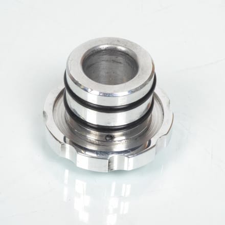 Tankdop Ø30mm druksluiting voor bromfiets Peugeot 103 alu met logo