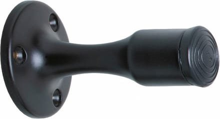Intersteel Deurstop recht model mat zwart