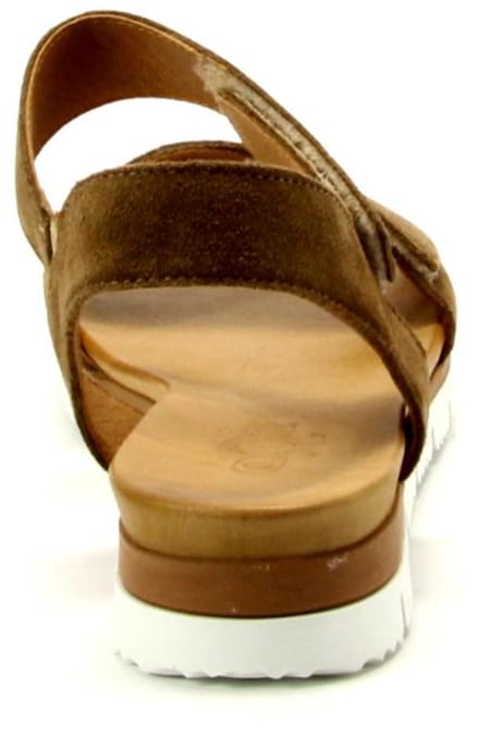 AQA Shoes - A8900 - Platte sandalenDames Sandalen - Kleur: Bruin - Maat: 42