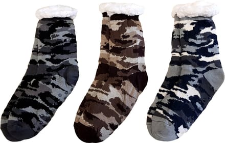 Belucci Warme Antislip Huissokken set van 3 paar ! Maat 39-45