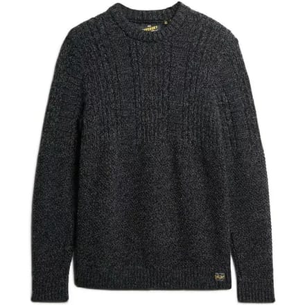 Superdry - Jacob kabeltrui - Heren - Sweaters