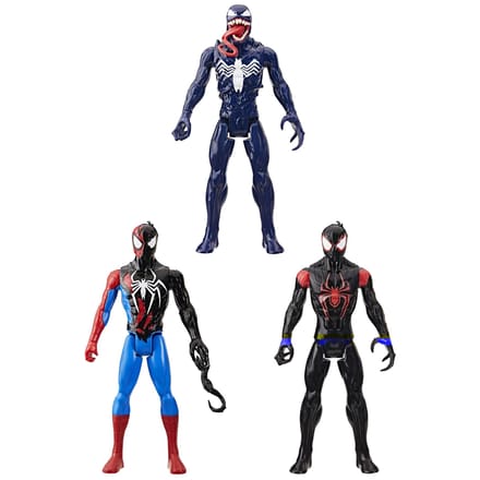 Hasbro Spider-Man Titan Hero Series actiefiguren - Venom, Miles Morales, Spider-Man, 30 cm