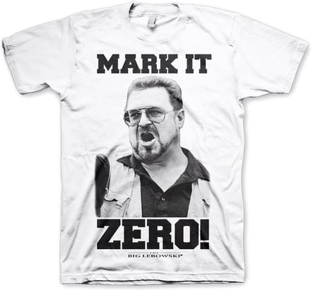 The Big Lebowski Heren Tshirt -XL- Mark It Zero Wit
