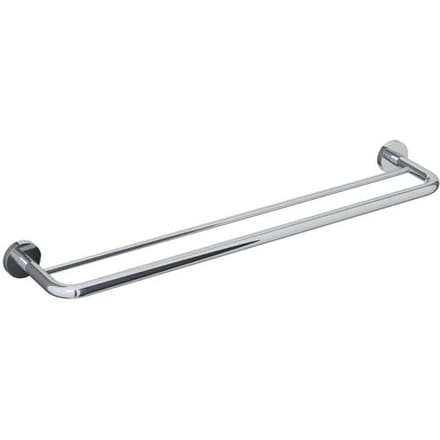 Bravat Varuna Double Bath Towel Bar 65 cm Round 764910
