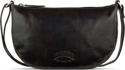 KLONDIKE 1896 Leren Schoudertas Mountain Gina Shoulderbag Black Zwart