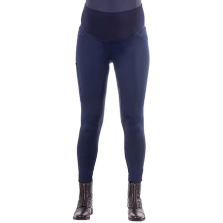 QHP ZWANGERSCHAPSLEGGING FULL GRIP Donkerblauw