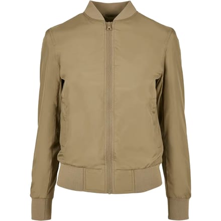 Urban Classics - Light Bomber jacket - S - Groen/Bruin