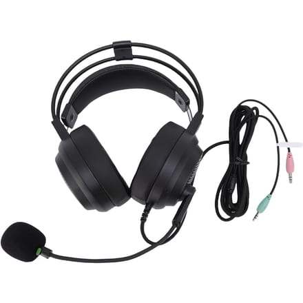 Over-Ear Koptelefoon Adaptieve Dubbele Balkstructuur Comfortabele Bedrade Headset met Microfoon voor
