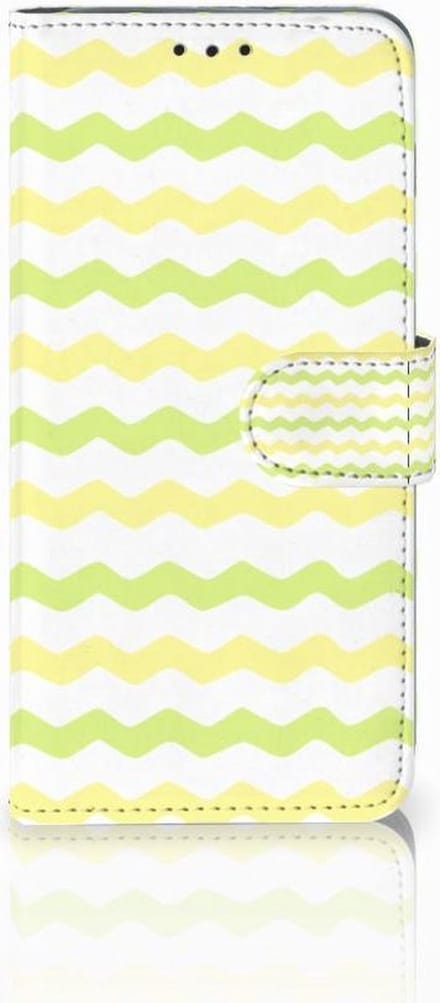 Samsung Galaxy S10 Plus Telefoon Hoesje Waves Yellow