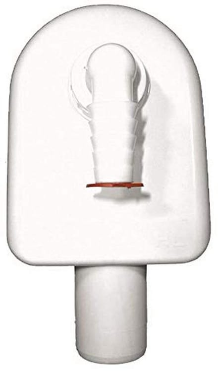 Wasapparaat opbouw-sifon DN40 met afdekkap - ideale oplossing voor uw wasruimte