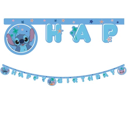 Vegaoo - Stitch slinger Happy Birthday 200 cm
