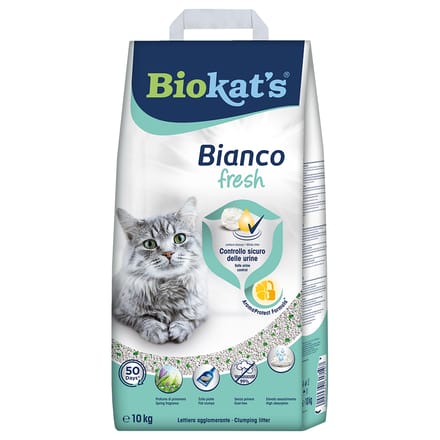 2x10kg Bianco Fresh Biokat's Kattenbakvulling