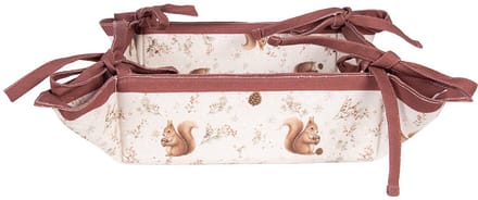 Clayre & Eef Broodmand 35x35x8 cm Beige Katoen