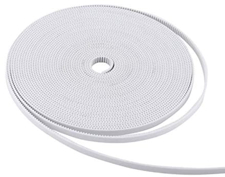 10M Wit Open Tandriem 6mm voor 3D Printers - Stalen Kern Accessoire