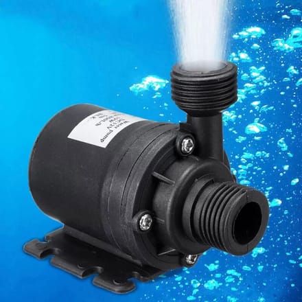Ultrastille, draagbare mini-waterpomp – 12V/24V boosterpomp – debiet van 5 m/s – borstelloze motor, voorkoelsystemen