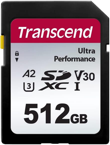 512GB SDXC Kaart UHS-I U3 A2 Ultra Snelheid