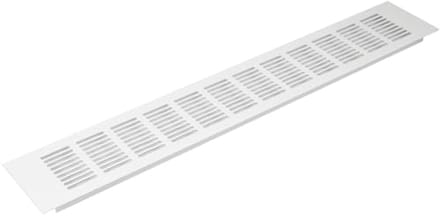 Luchttoevoer Ventilatierooster 20 x 3 Inch - Wit Aluminium Rectangular Inlaat-/Uitlaatdeur voor HVAC