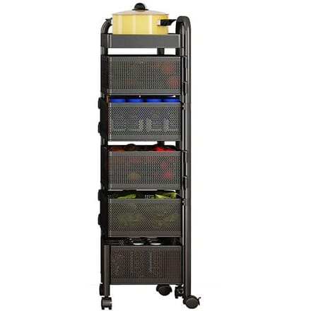 Maxcook keuken draaibare opbergrek 6 lagen MCWA253