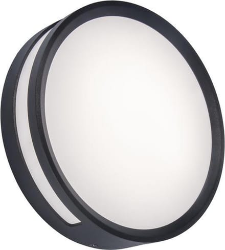 LUTEC Rola - Wand en plafondlamp - Donkergrijs