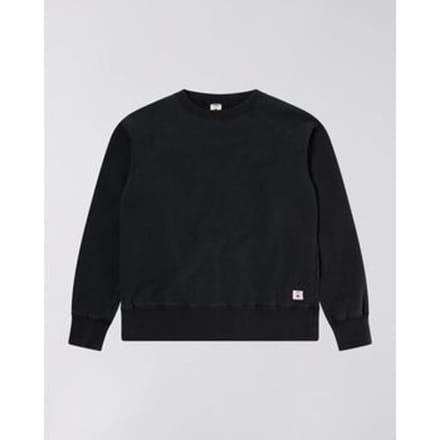 Sweaters Edwin I035896 RAGLAN CREW MADE IN JAPAN-89.N8 BLACK