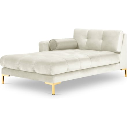 Chaise longue Bali links velvet | Cosmopolitan Design
