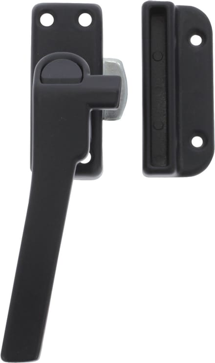Starx 87.604.48 Raamsluiting met nok en knop - Links - Zwart