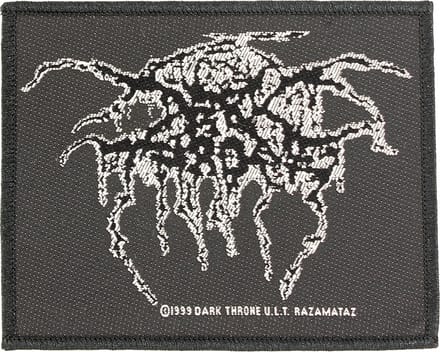 Darkthrone - Lurex Logo Patch - Zwart