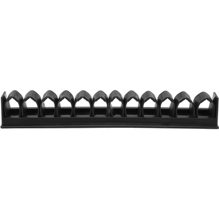 Zwephouder Plastic Horizontaal Wandgemonteerd Zweeprek Hanger voor Zweepopslag black